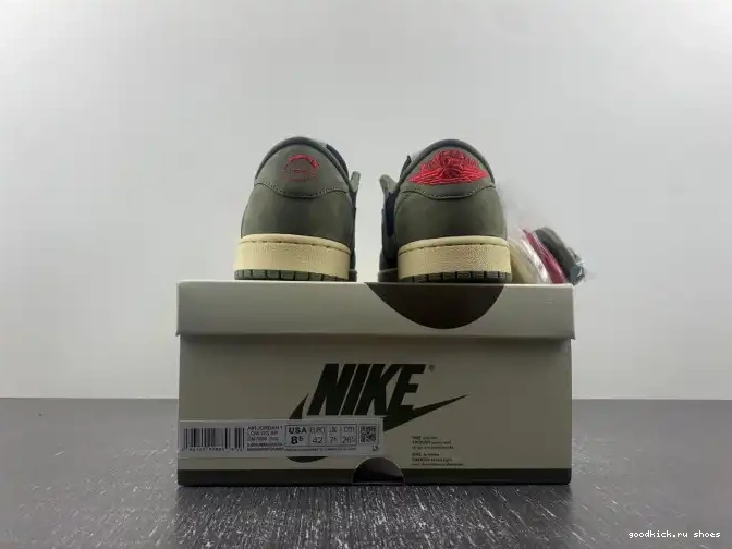 Cheap LOW TRAVIS SCOTT SP 'BLACK DM7866-002 OLIVE' AIR JORDAN OG X 1 0525